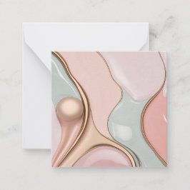 Flerbrukskort i stilren grafik anteckningskort