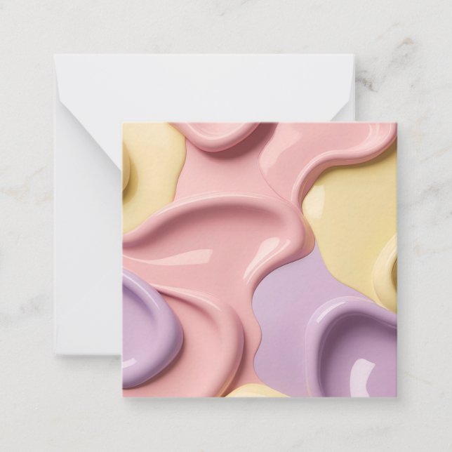 Flerbrukskort i stilren grafik anteckningskort (Framsida)