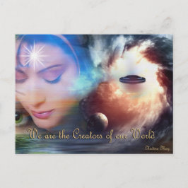 Flerdimensionella världar vykort