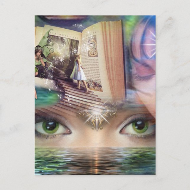 Flerdimensionella världar vykort (Framsida)