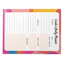 Flerfärgad Abstrakt Daglig Att Göra-Lista Anteckni