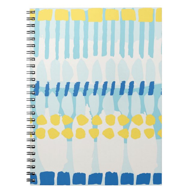 Flerfärgad Abstrakt Målad Sömlös Bakgrund Anteckningsbok (Framsidan)