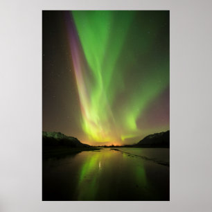 Flerfärgad Aurora Poster