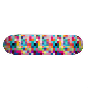 Flerfärgad design skateboard bräda 21,5 cm