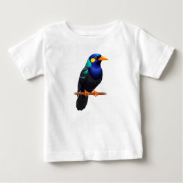 Flerfärgad exotisk fågel t shirt