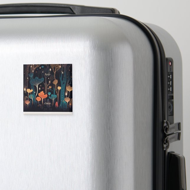 Flerfärgad fantasiscen diskmaskinmagnet magnet (In Situ (Luggage))