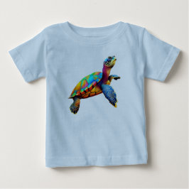 Flerfärgad havssköldpadda t shirt