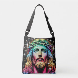 Flerfärgad Jesus väska! Axelväska
