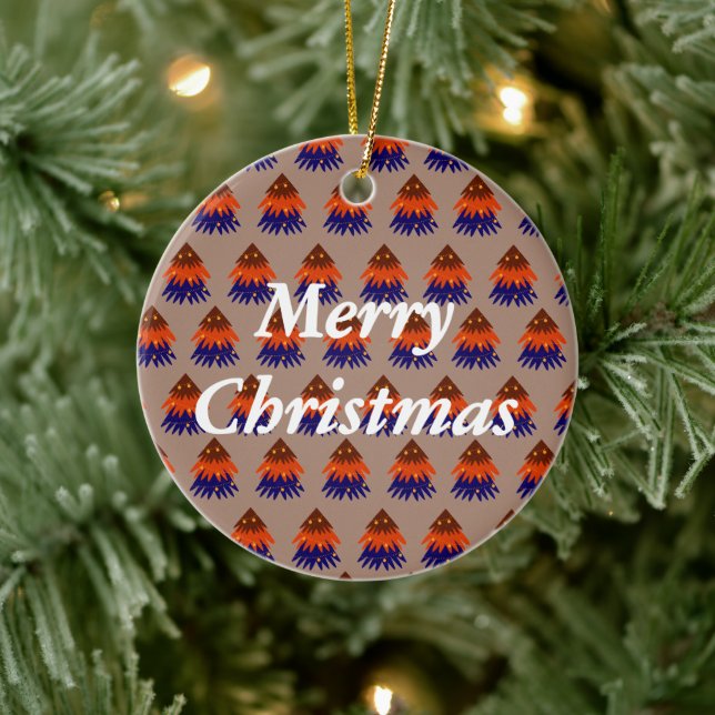 Flerfärgad julgran - Ornament (Träd)