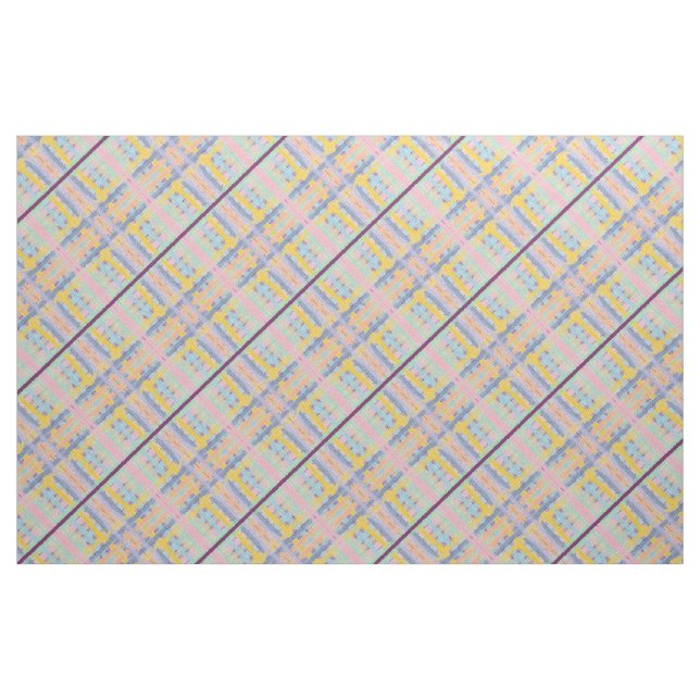 Flerfärgad karor tyg (Fat Quarter)