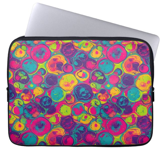 Flerfärgad Laptop Fodral (Framsidan)