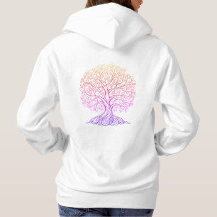 Flerfärgad Livets Träd Unisex Andlig Grafik T Shirt
