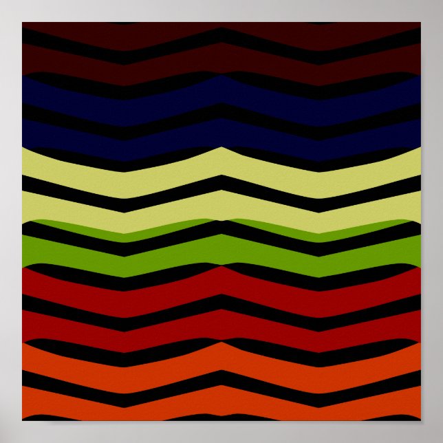 Flerfärgad Poster (Framsidan)