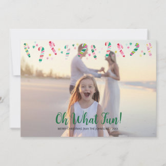 Flerfärgad Randig Godisstav Jul Foto Julkort