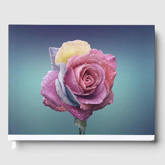 Flerfärgad Ro Gästböcker (Framsida)