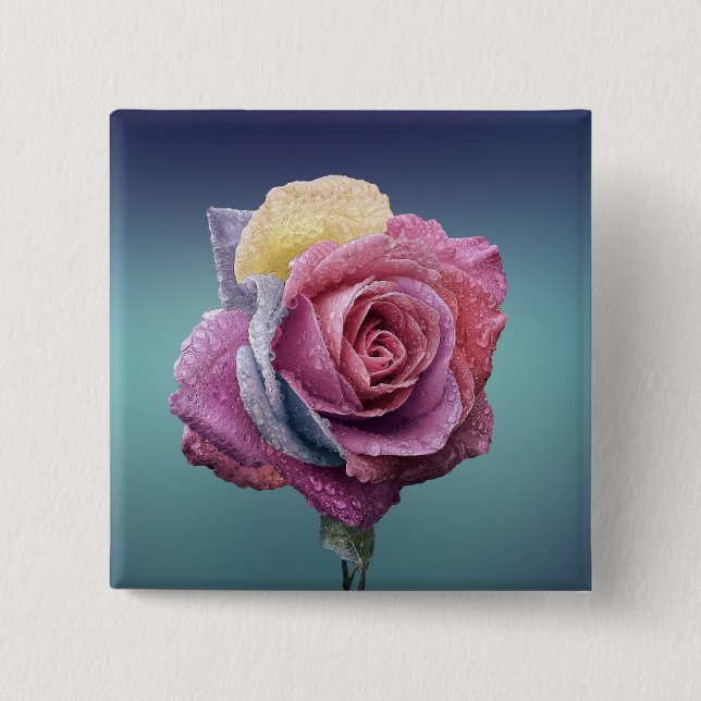 Flerfärgad Ro Knapp (Framsida)