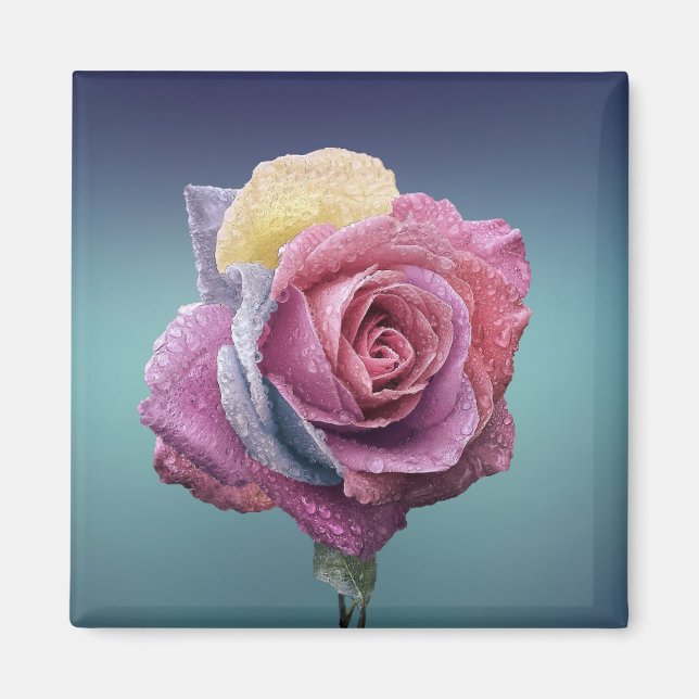 Flerfärgad Ro Magnet (Framsidan)