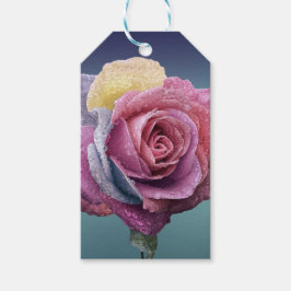 Flerfärgad Ro Presentetikett