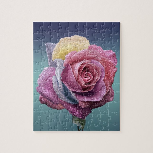 Flerfärgad Ro Pussel (Vertikal)