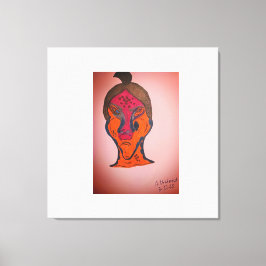 Flerfärgad Science fiction Canvastryck