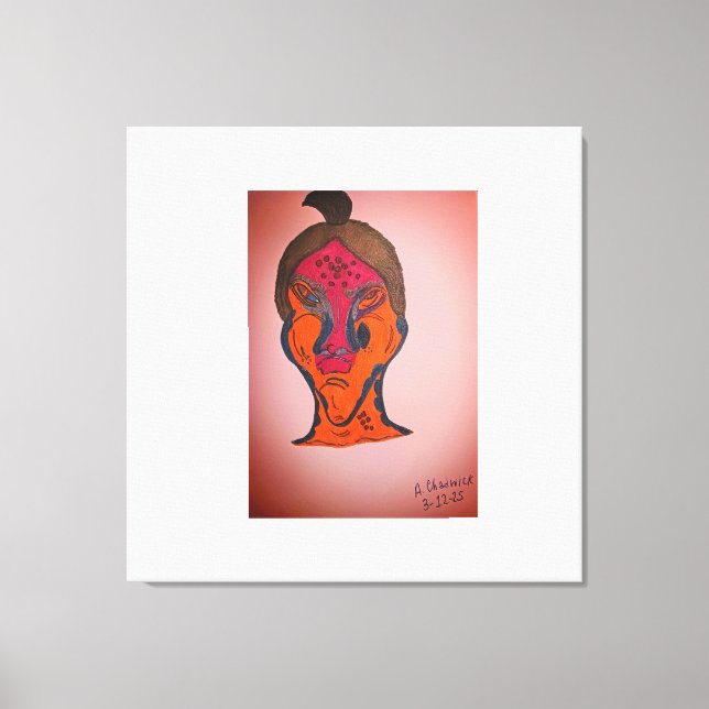 Flerfärgad Science fiction Canvastryck (Framsida)