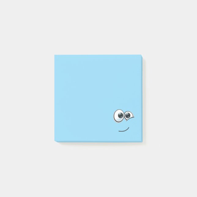 Flerfärgad smiley face post-it block (Framsida)