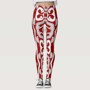 Flerfärgad sömlös mönster "Ratti_Creative_Arts" Leggings