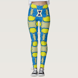 Flerfärgad sömlös mönster "Ratti_Creative_Arts" Leggings