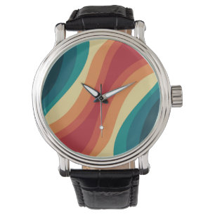 Flerfärgad stil vinkar-reflexdesign armbandsur