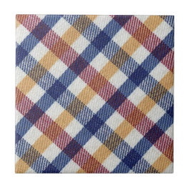 Flerfärgad Tartan Mönster Kakelplatta