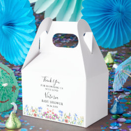 Flerfärgad Vildblomma Barnkalas Firande Presentaskar