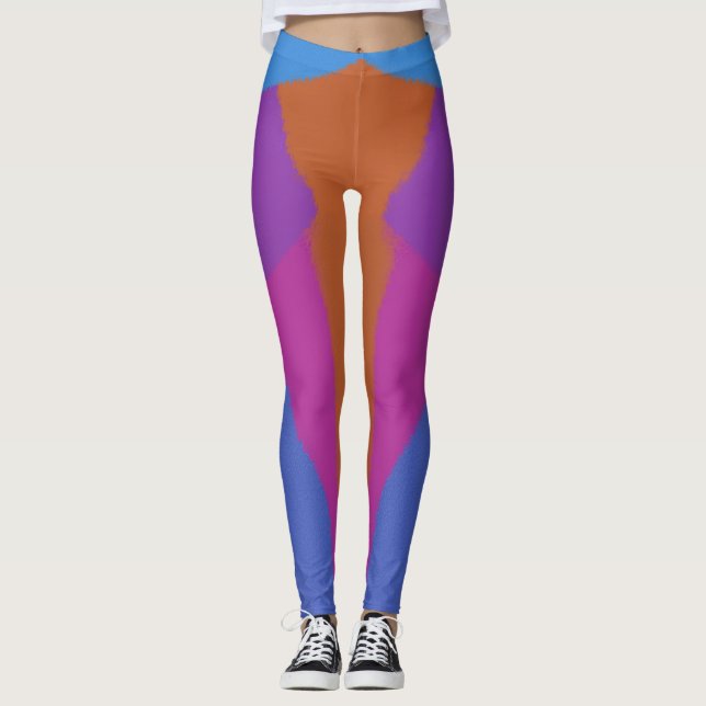 Flerfärgade baljväxter leggings (Framsida)