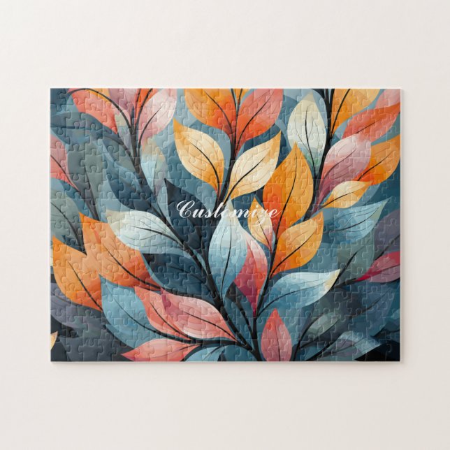 Flerfärgade blad Thunder_Cove  Pussel (Horisontell)