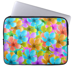 Flerfärgade Blommar, Laptop sleeve