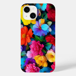 Flerfärgade blommor Mönster-75647
