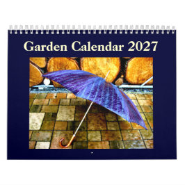 Flerfärgade blommor Natur Trädgårdskalender 2027 Kalender