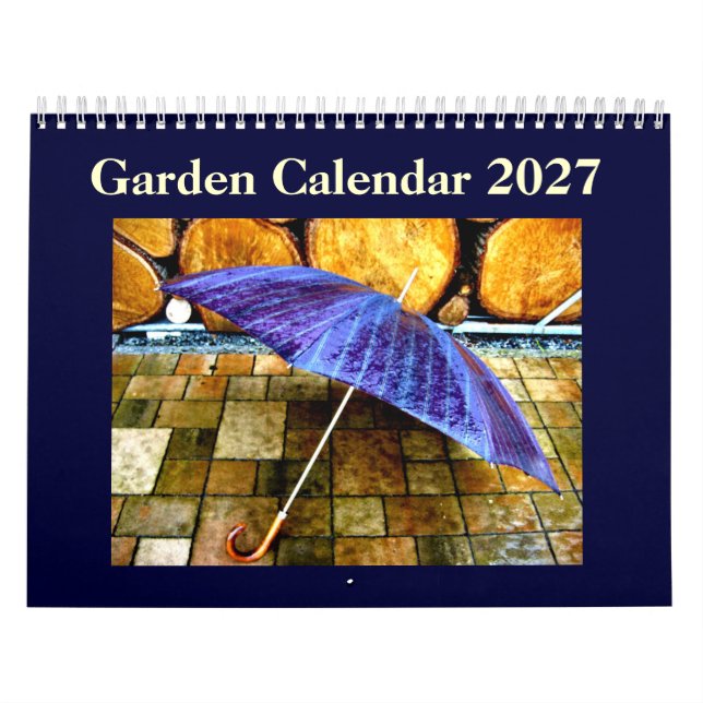 Flerfärgade blommor Natur Trädgårdskalender 2027 Kalender (Omslag)