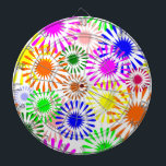 Flerfärgade blommor piltavla<br><div class="desc">Blommor i många färg. Exklusivens färgstarka utformning.</div>