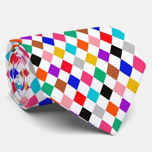 Flerfärgade Harlequin Diamonds Mönster-design Slips (Skapare uppladdad)