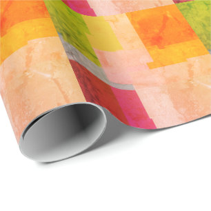 Flerfärgade ränder presentpapper