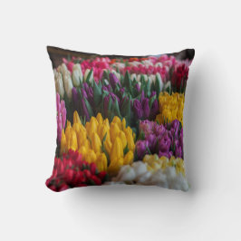 Flerfärgade rör kudde