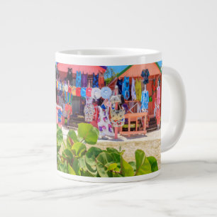 Flerfärgade träslag Lång bukbräda Jumbo Mugg