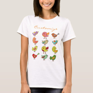 Flerfärgade tunga svampfåglar Thunder_Cove T Shirt