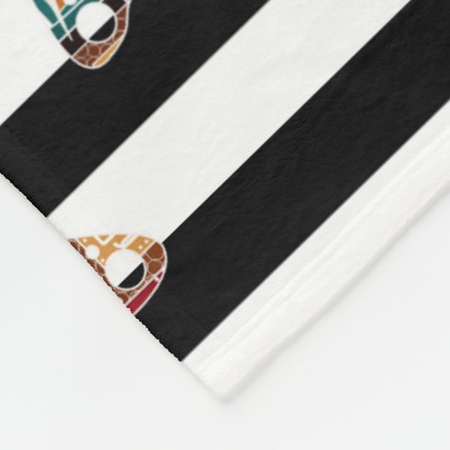 Flerfärgaders fjäril fleecefilt (Hörn)