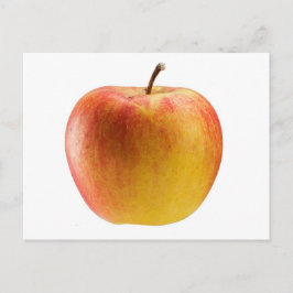 Flerfärgat äpple vykort