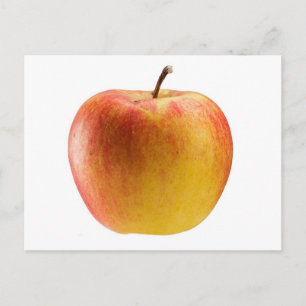 Flerfärgat äpple vykort