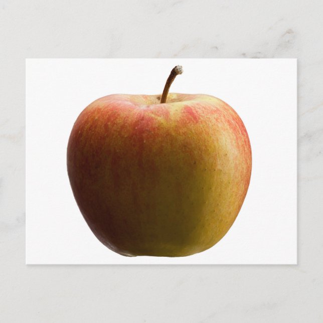 Flerfärgat äpple. vykort (Framsida)