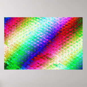 Flerfärgat bubbelskrot poster