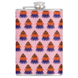 Flerfärgat Julgran - kolv Fickplunta