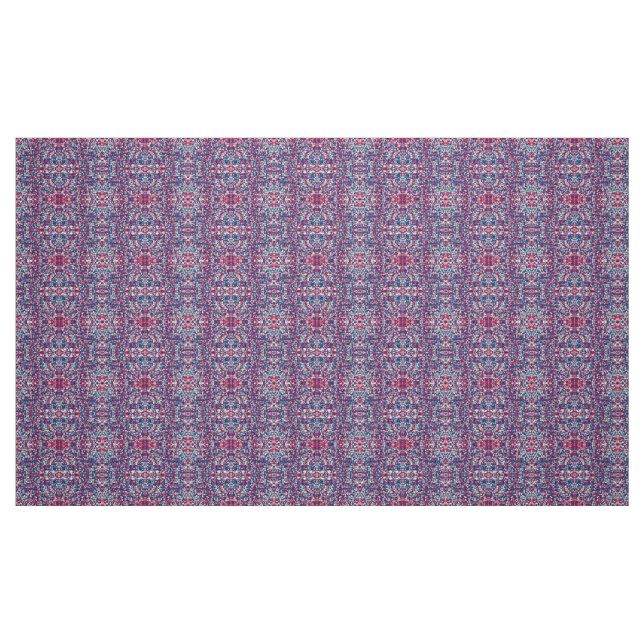 Flerfärgat mosaikmönster tyg (Fat Quarter)
